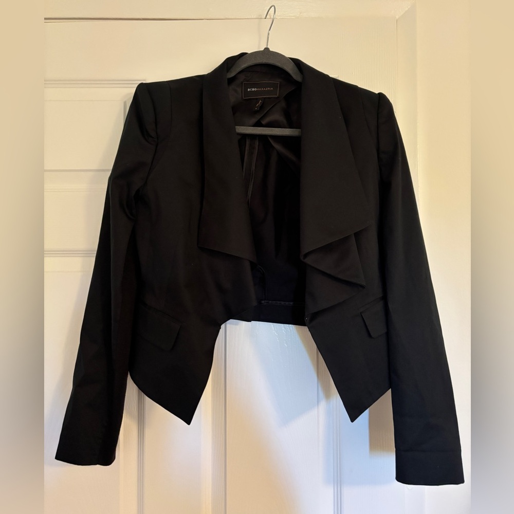 BCBGMaxAzria Black Women's Suit Jacket